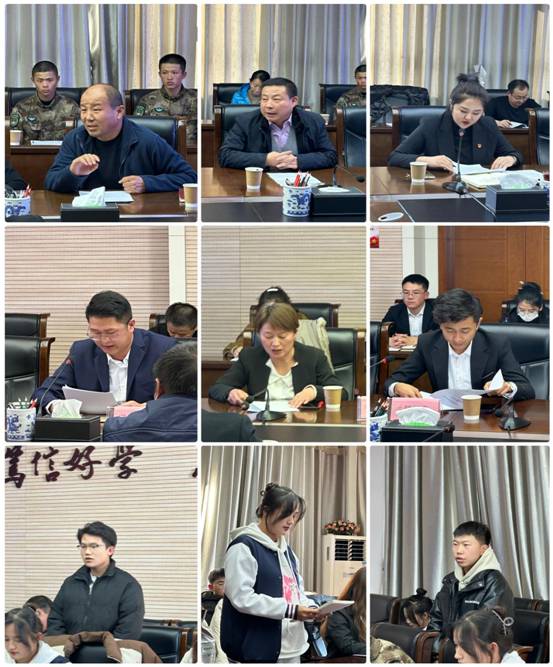 参会师生代表交流发言 参会师生代表交流发言